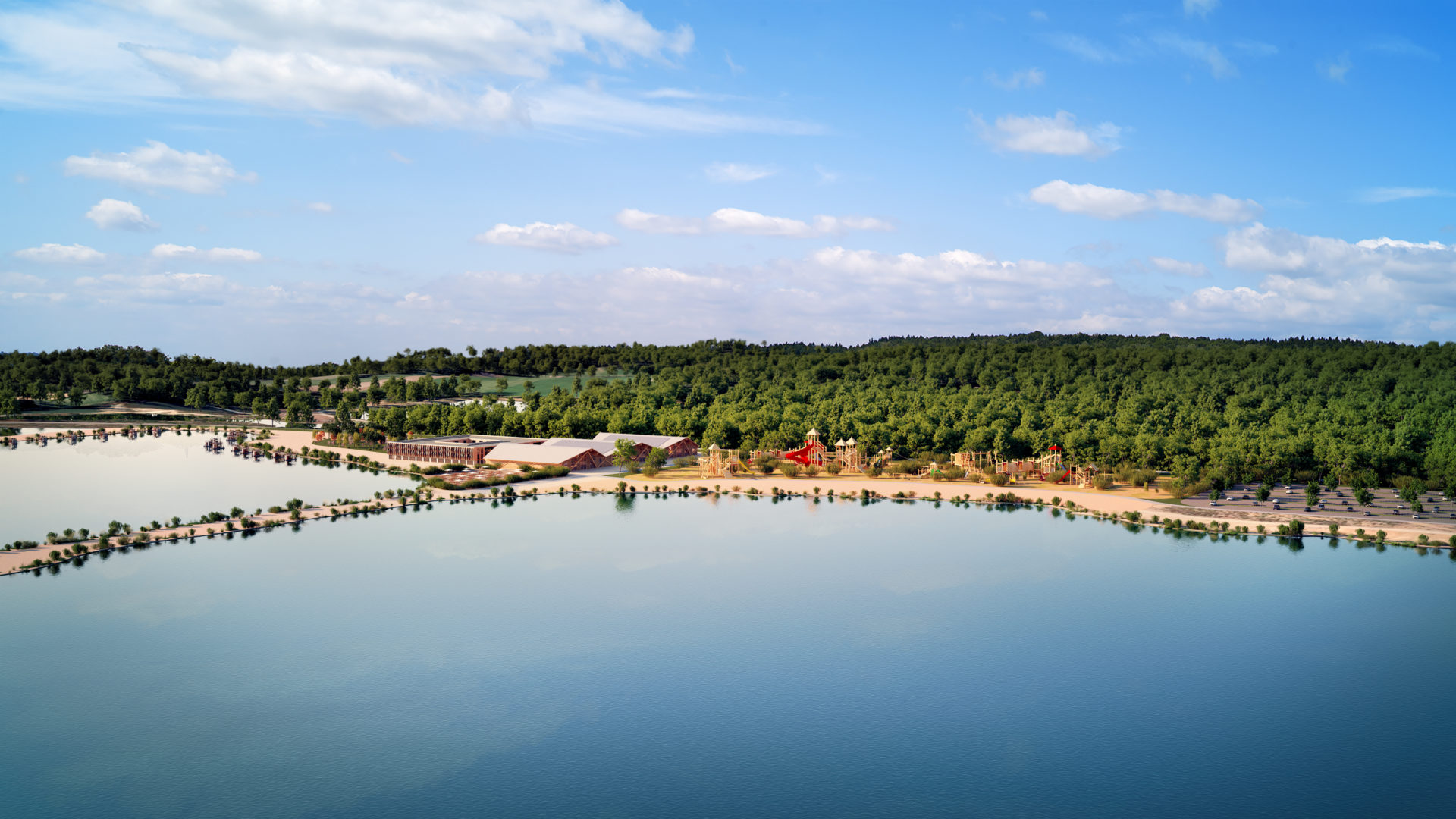 Visualisierung Freizeitsee Dießfurt