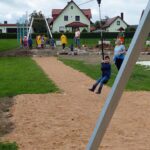 Neue Seilbahn für den Mehrgenerationenspielplatz in Schlammersdorf