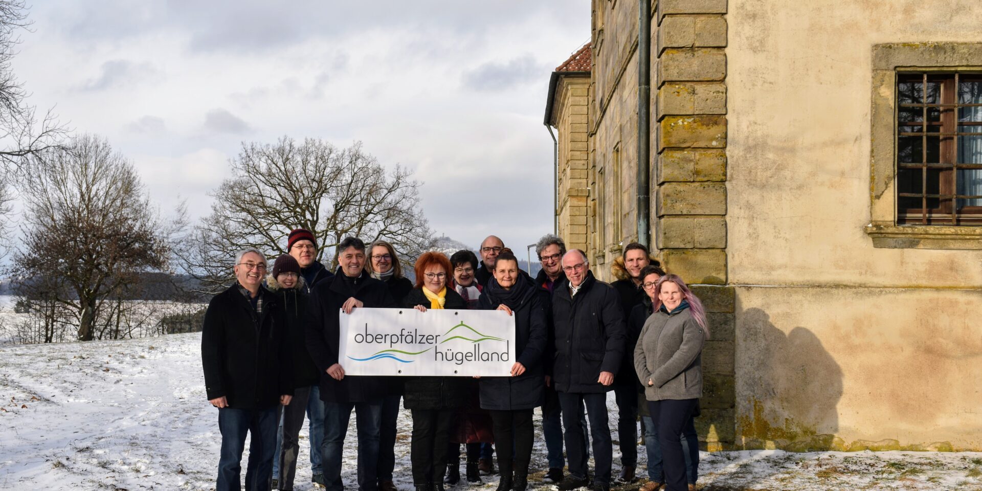 Gruppenbild_Vorstellung_Oberpfälzer Hügelland Vorstellung Wort-Bild-Marke "Oberpfälzer Hügelland" am Barbaraberg