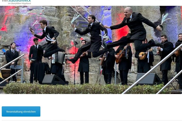 Abbildung 1: Der interkommunale Veranstaltungskalender auf der Homepage der ILE Region VierStädtedreieck