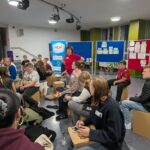 Die Jugendlichen bei der Veranstaltung